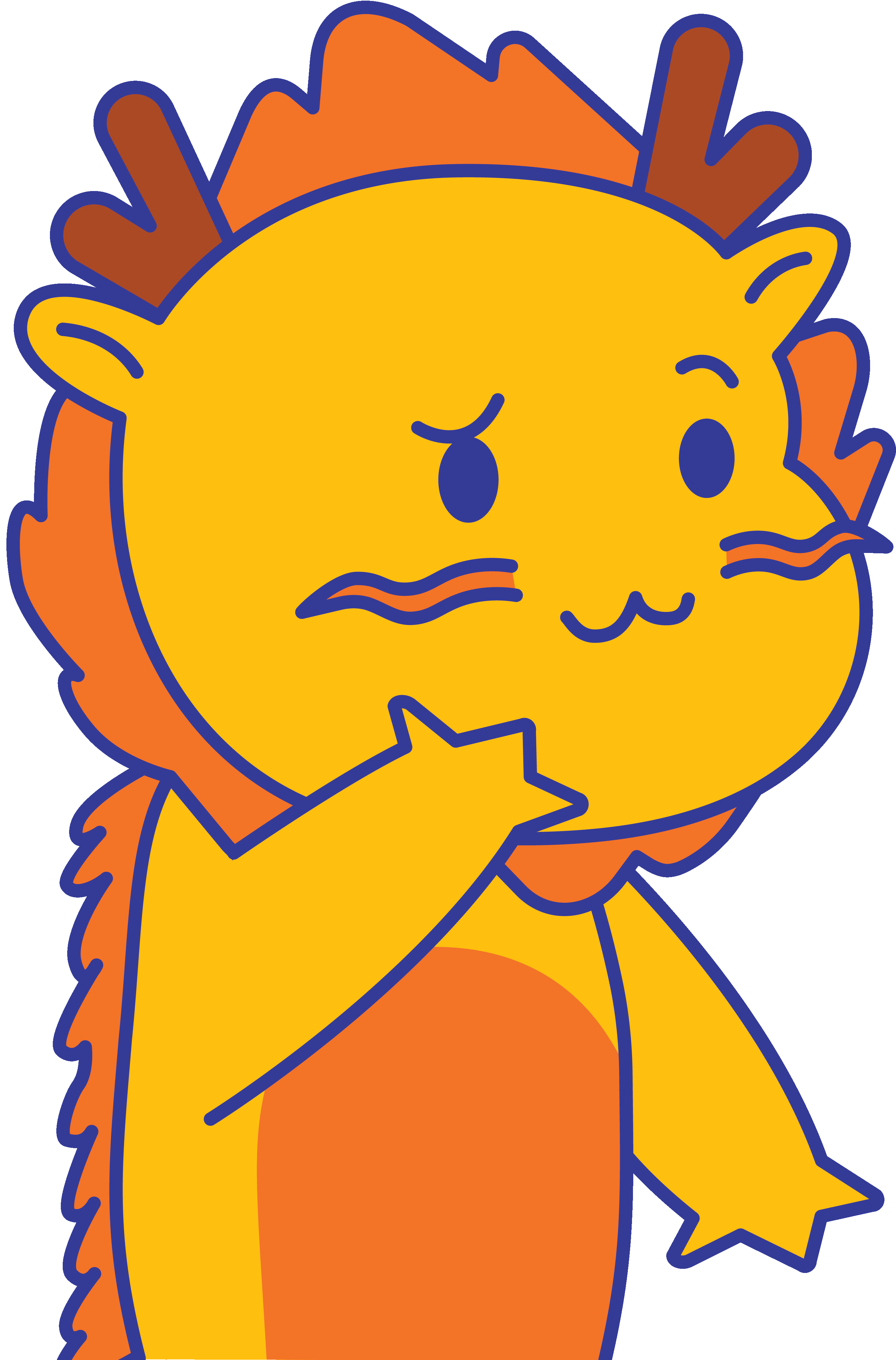 Mascot confused